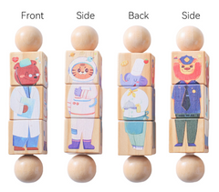 Kids' Handbell Wooden Animal Puzzle